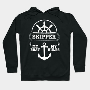 My Boat My Rules Awesome Gift for the Ship owners Hoodie